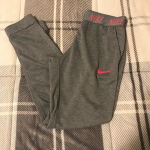 Grey Nike joggers